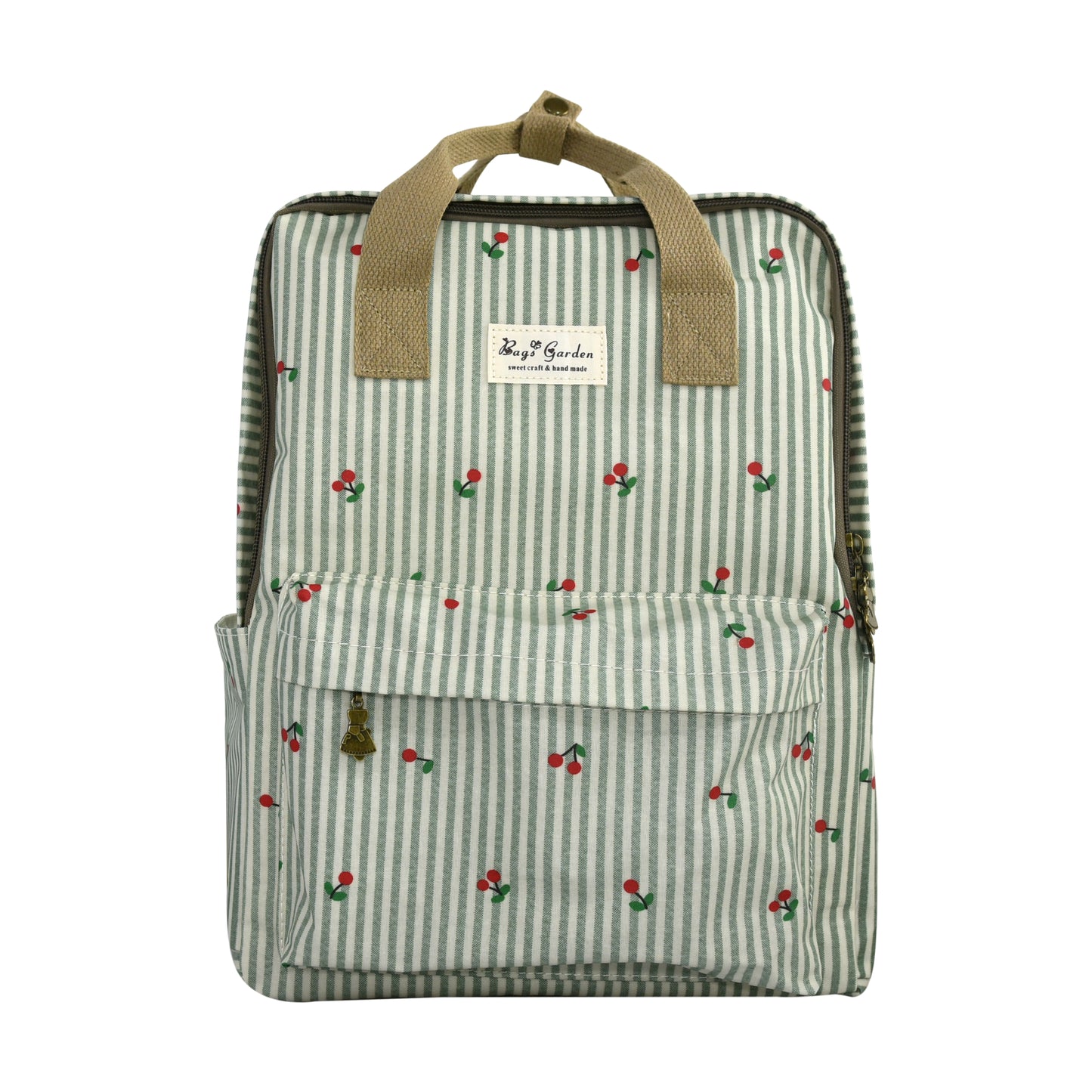 Mochila Rayas con Cerezas