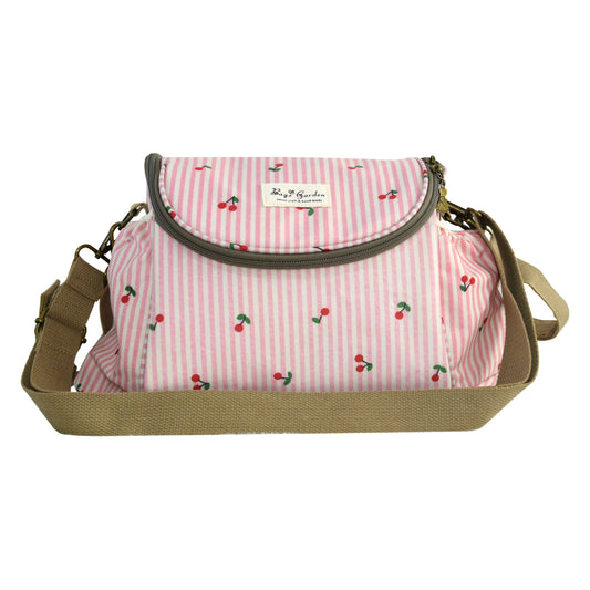 Organizador para Carrito de Bebé Rayas con Cerezas