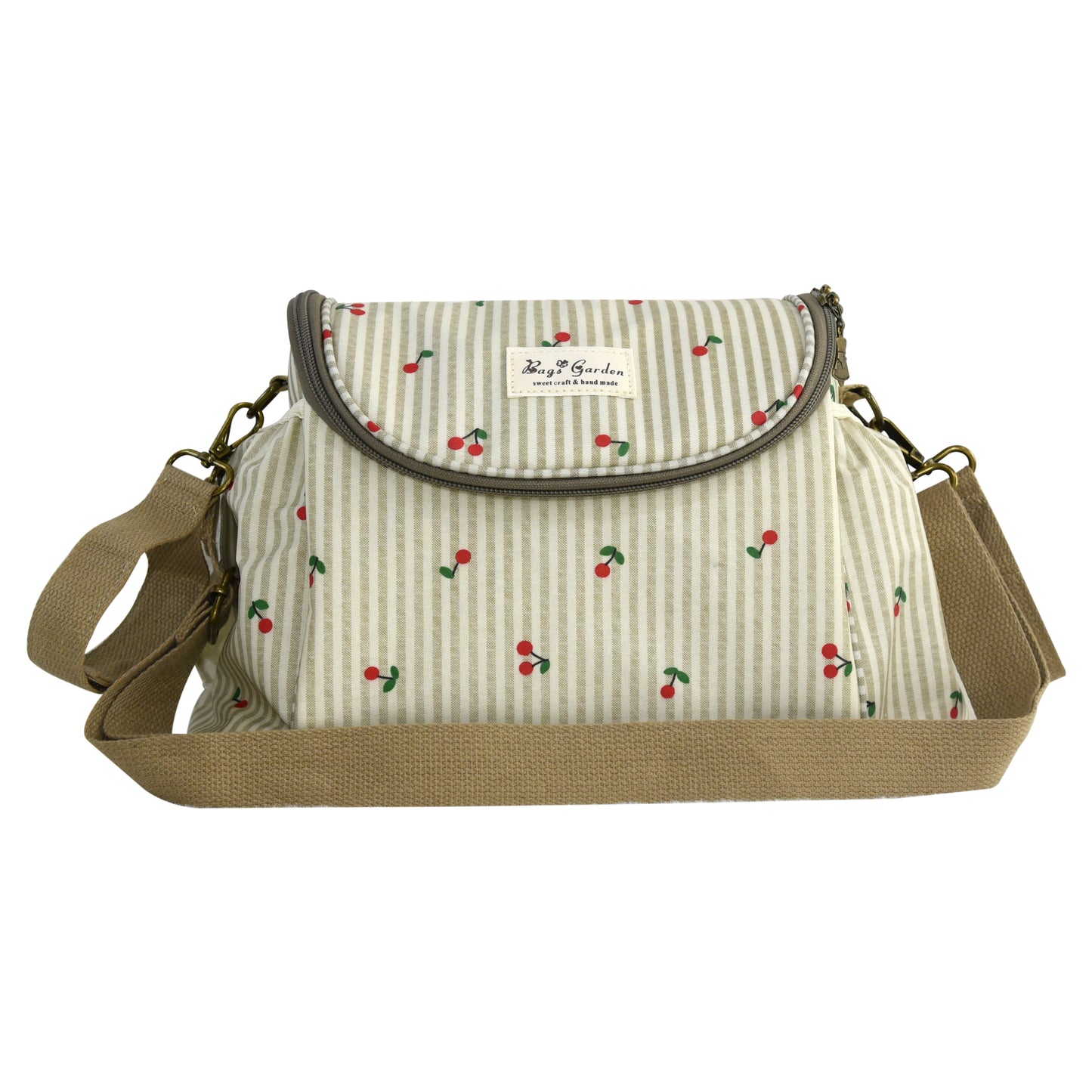 Organizador para Carrito de Bebé Rayas con Cerezas