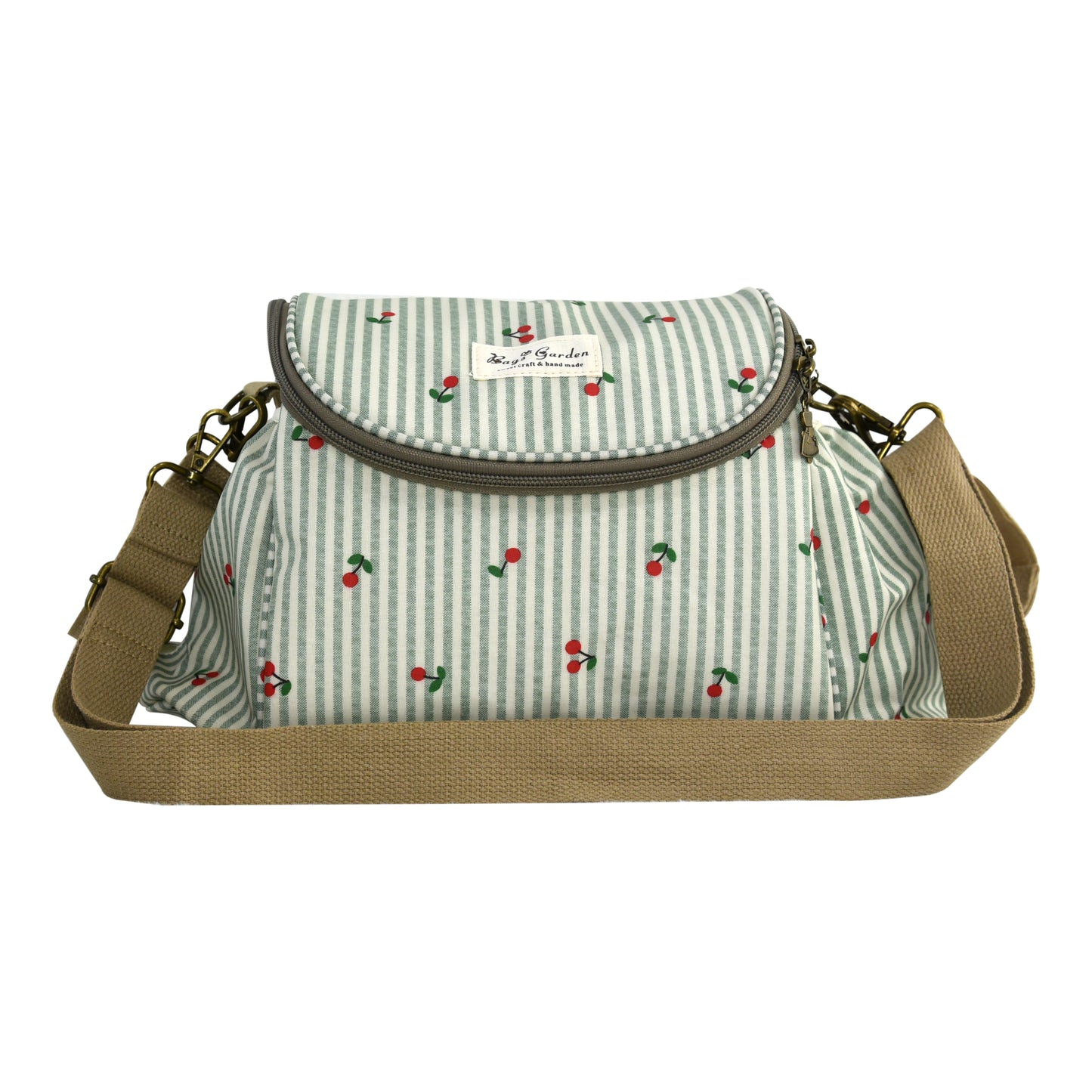 Organizador para Carrito de Bebé Rayas con Cerezas
