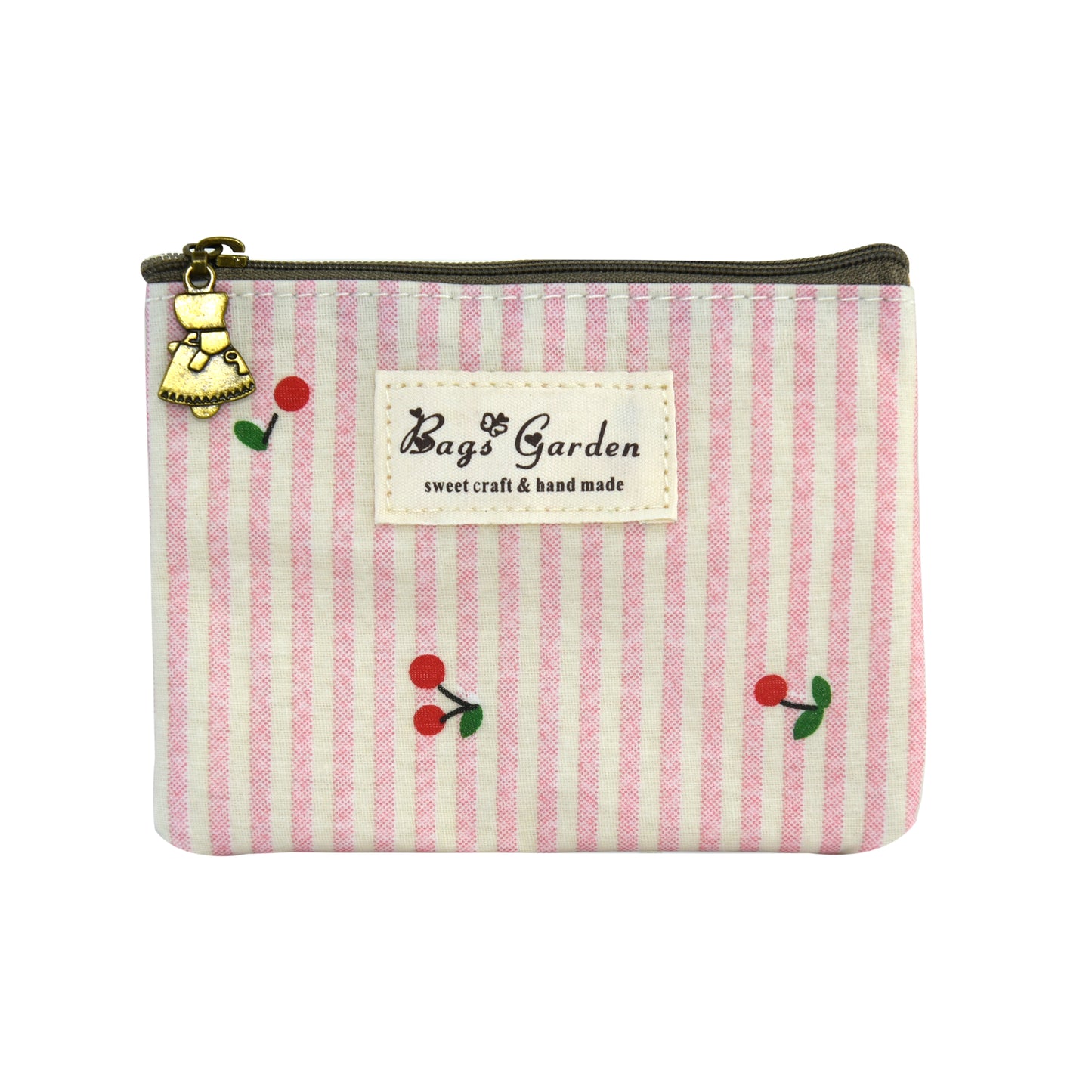 Monedero rayas con cerezas