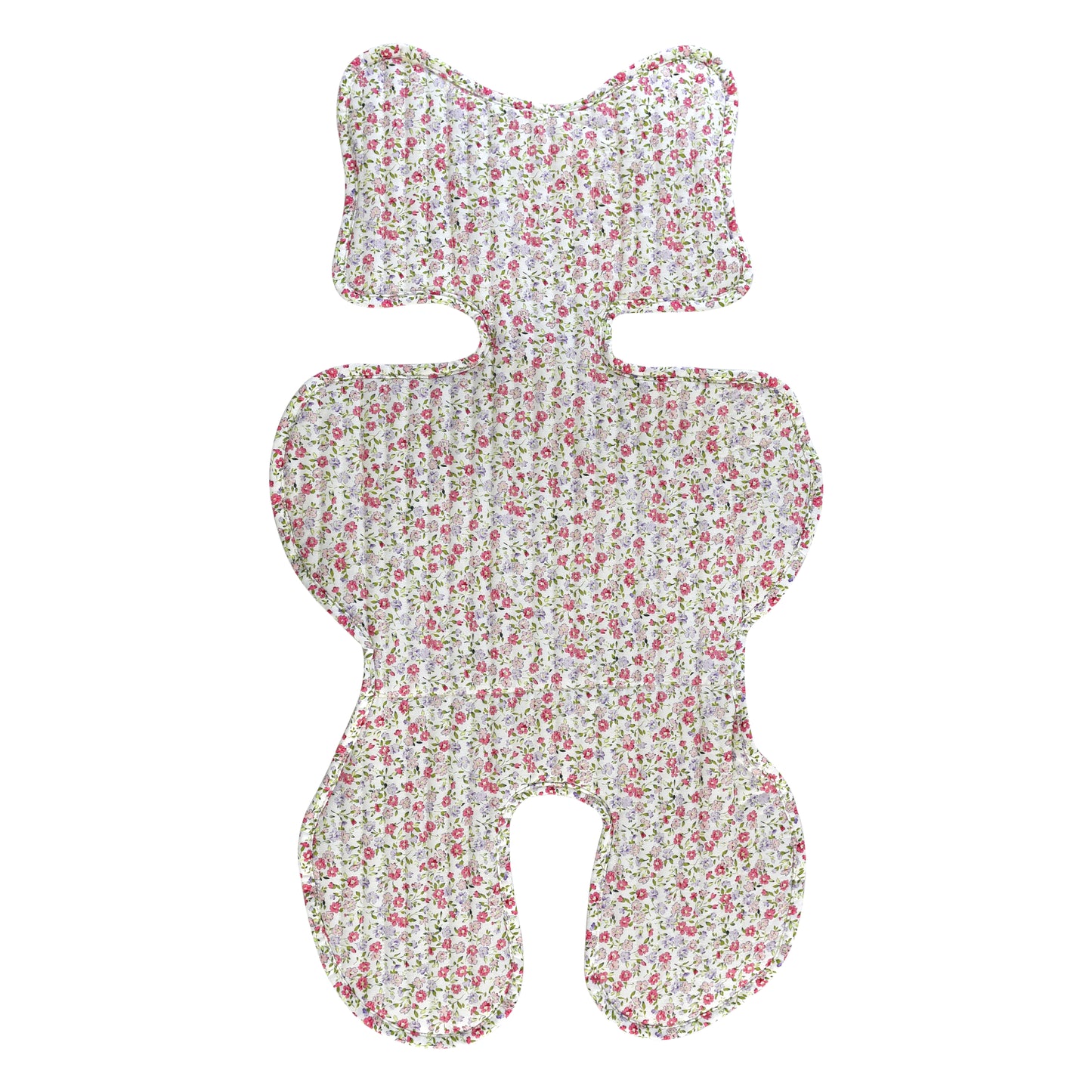 Colchoneta Floral Transpirable para Carrito de Bebé con Malla 3D