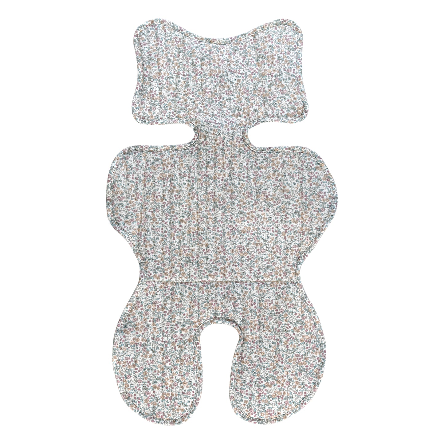 Colchoneta Floral Transpirable para Carrito de Bebé con Malla 3D
