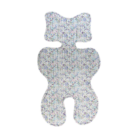 Colchoneta Floral Transpirable para Carrito de Bebé con Malla 3D