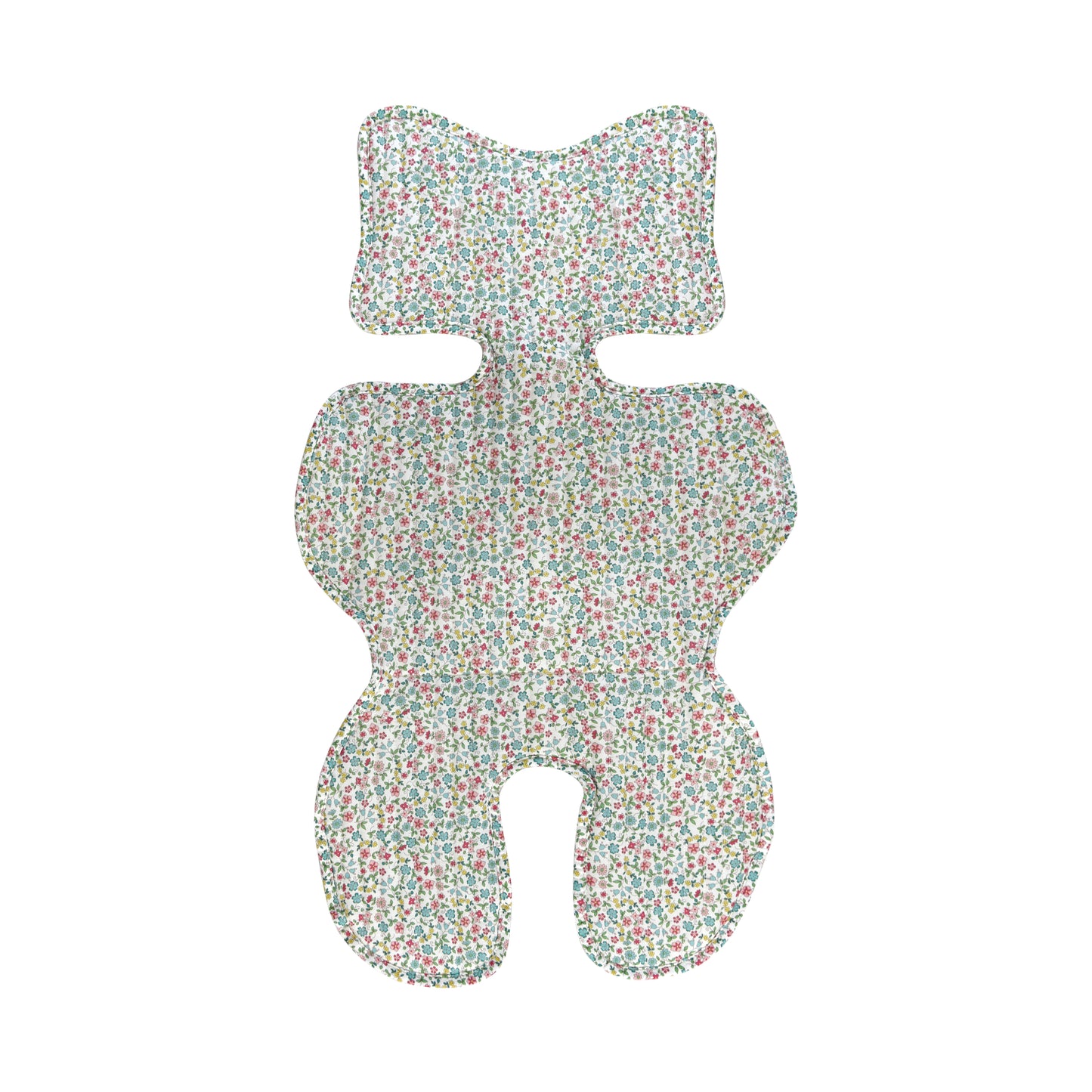Colchoneta Floral Transpirable para Carrito de Bebé con Malla 3D