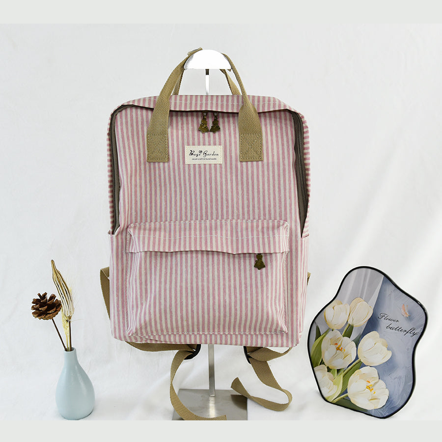 Mochila impermeable  de rayas