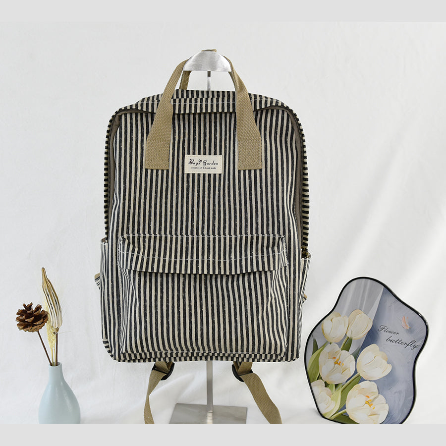 Mochila impermeable  de rayas