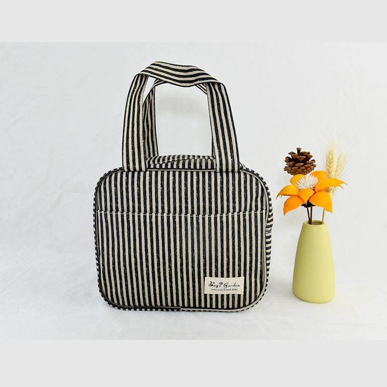 Bolsa nevera impermeable con rayas