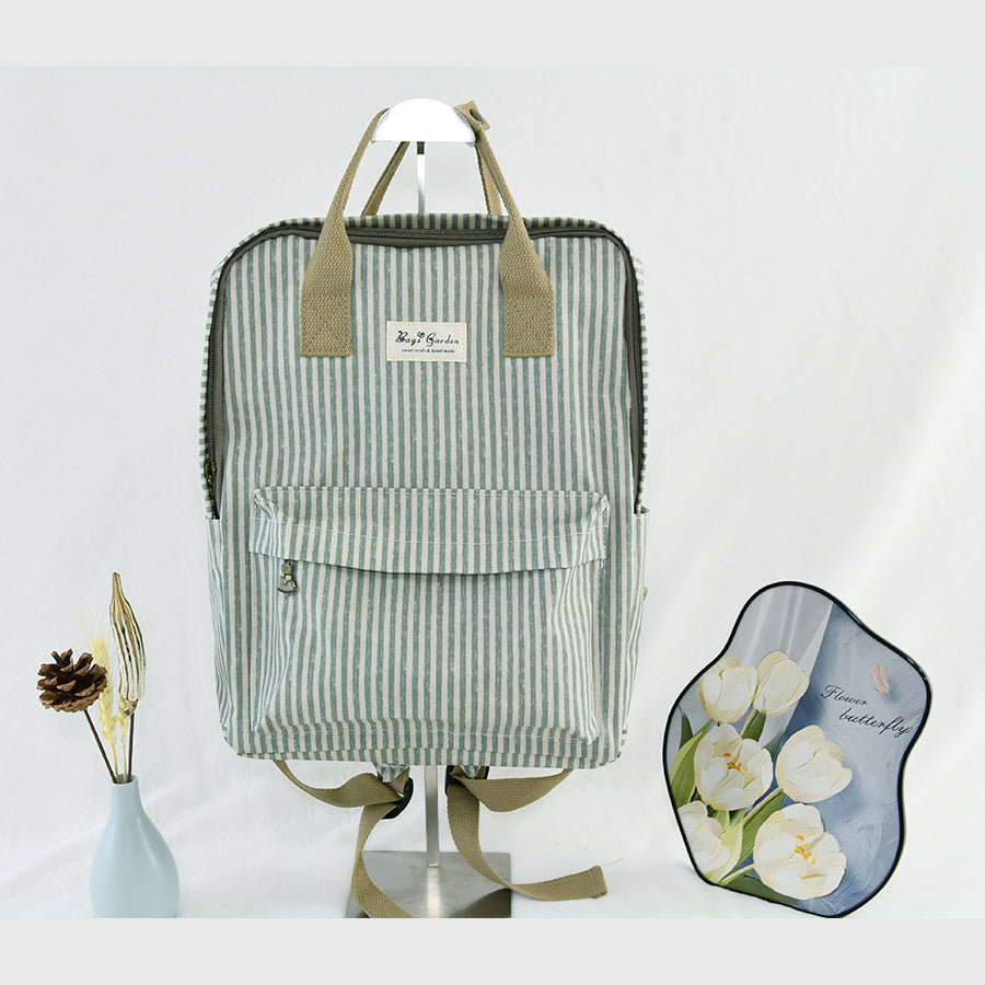 Mochila impermeable  de rayas