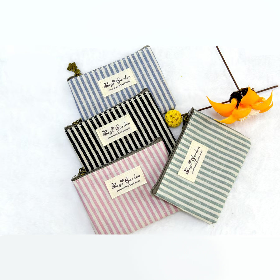 Monedero Impermeable de Rayas