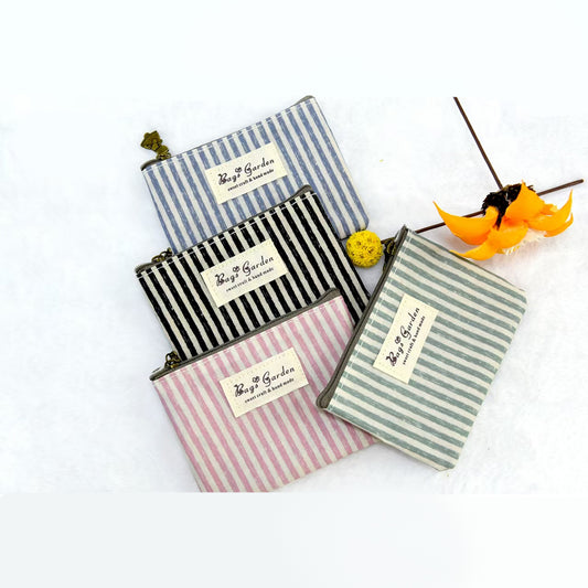 Monedero Impermeable de Rayas