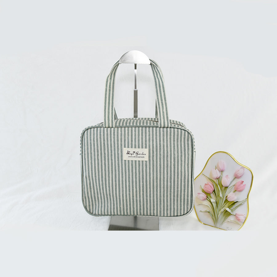 Bolso de mano pequeño impermeable rayas