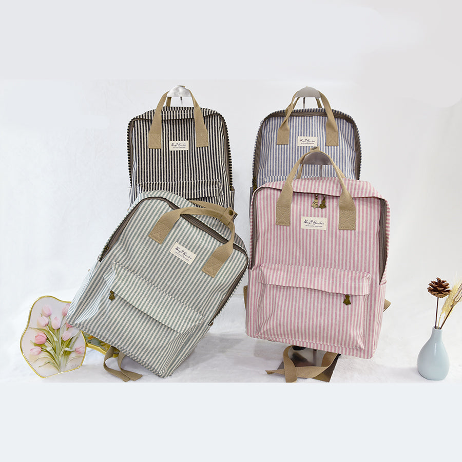 Mochila impermeable  de rayas