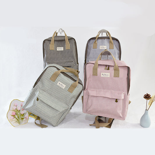 Mochila impermeable  de rayas