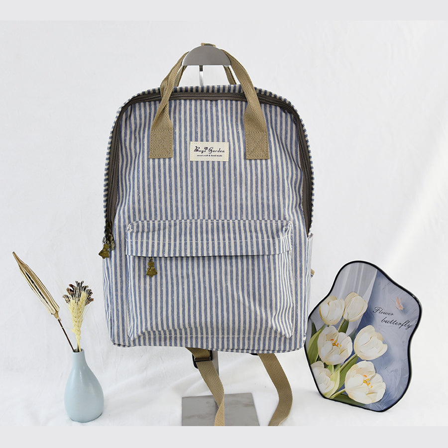 Mochila impermeable  de rayas