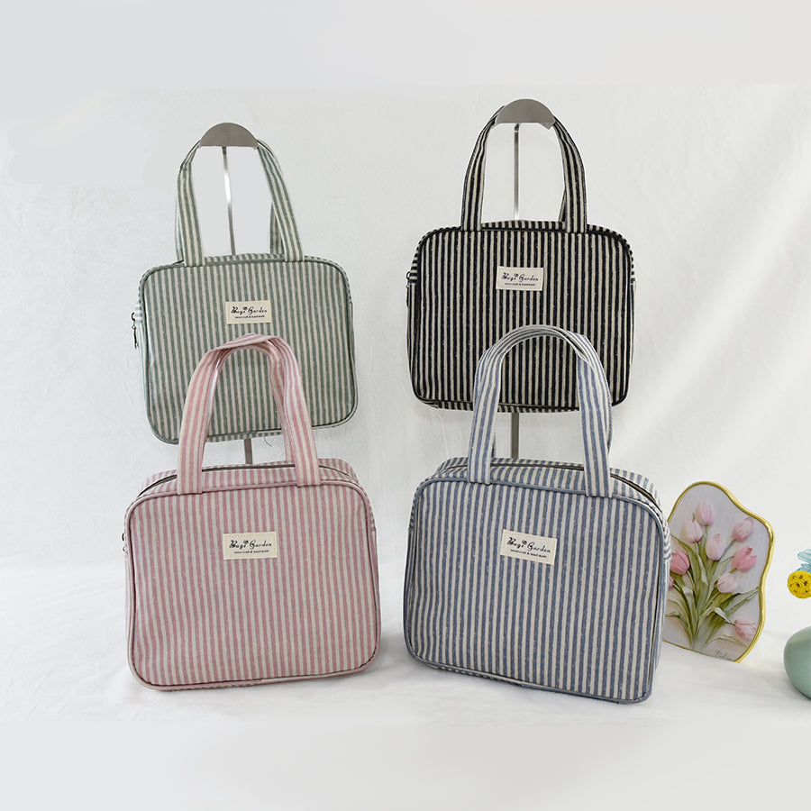Bolso de mano pequeño impermeable rayas