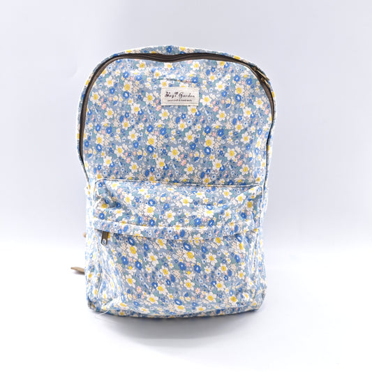 Mochila de algodón floral