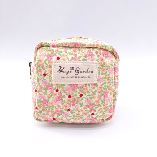 Monedero  de algodón floral