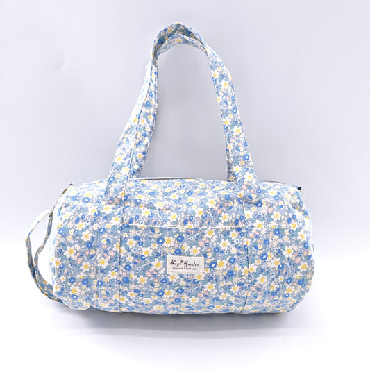 Bolso barrel de algodón floral