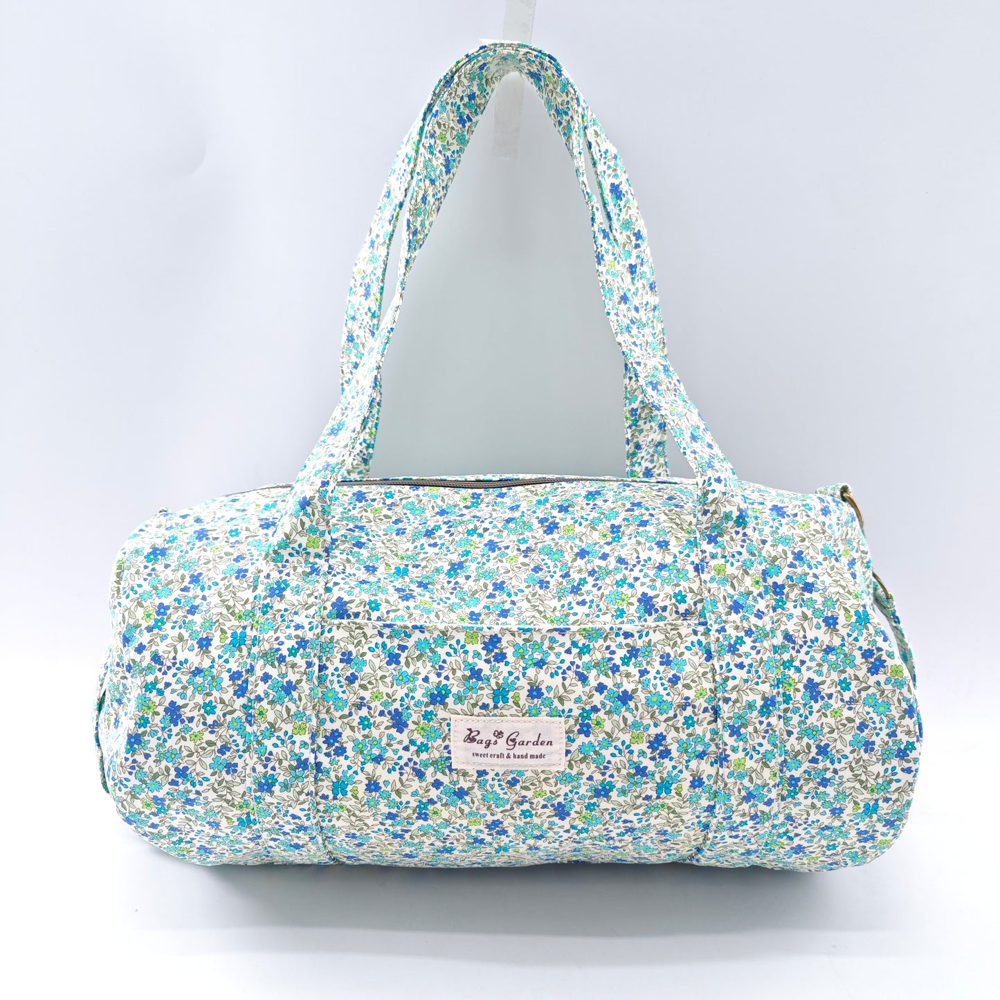 Bolso barrel de algodón floral