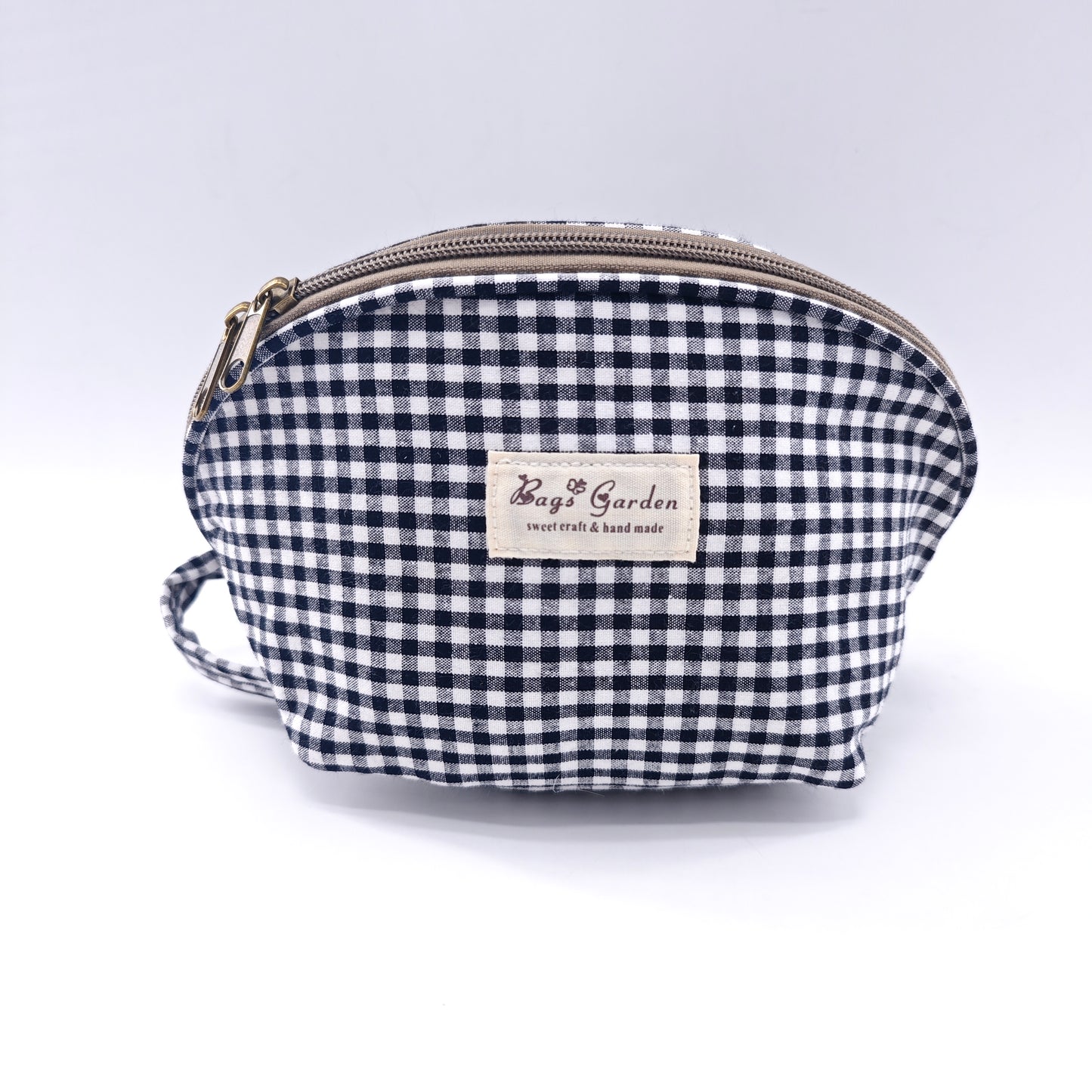 Neceser pequeño de algodón Vichy
