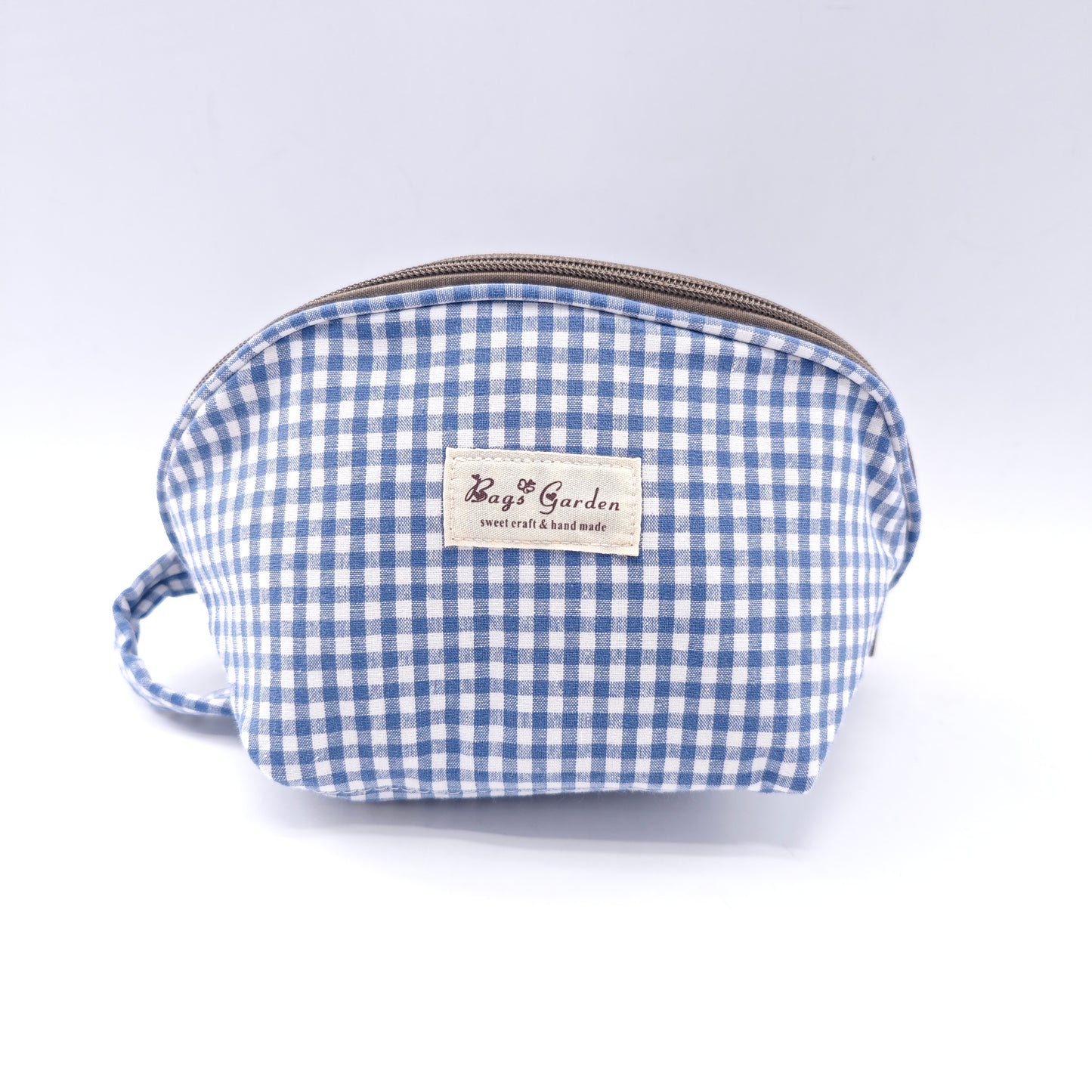 Neceser pequeño de algodón Vichy