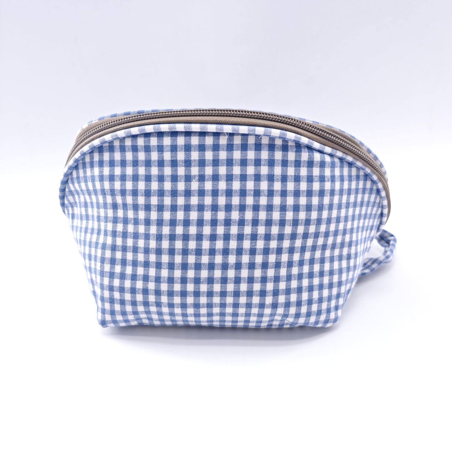 Neceser pequeño de algodón Vichy