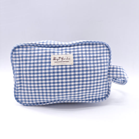 Neceser de viaje de algodón Vichy