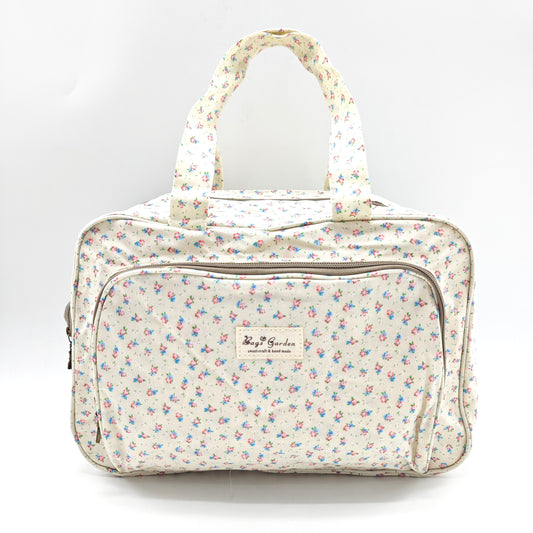 Bolso impermeable floral 3 en 1 — Neceser / Bolso de mamá / Maleta de viaje