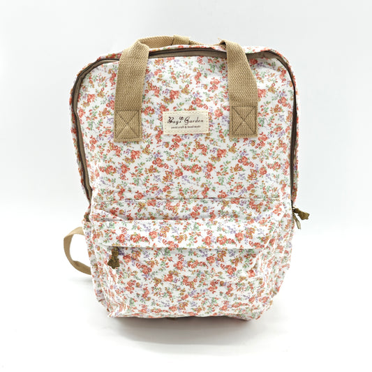 Mochila impermeable de flores