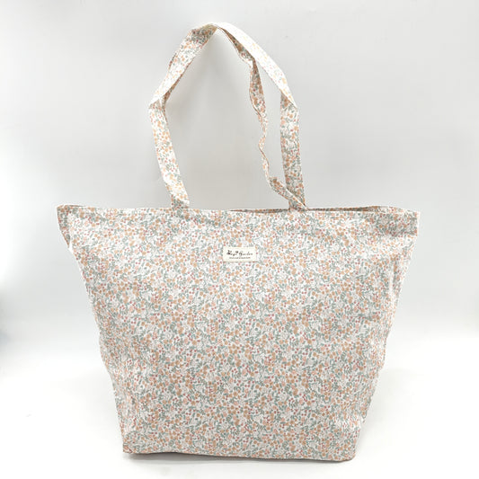 Bolso de playa impermeable de flores