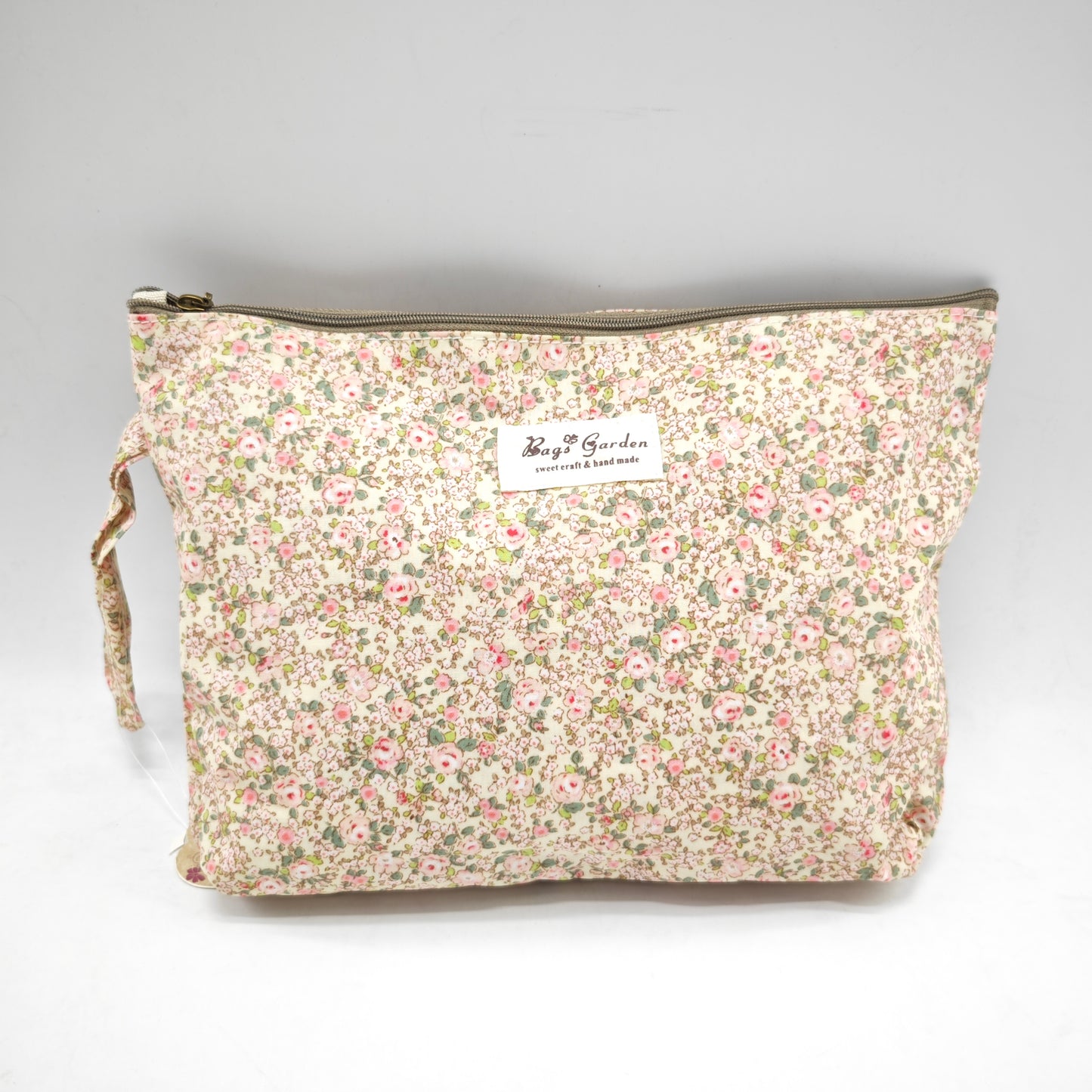 Neceser grande impermeable con flores