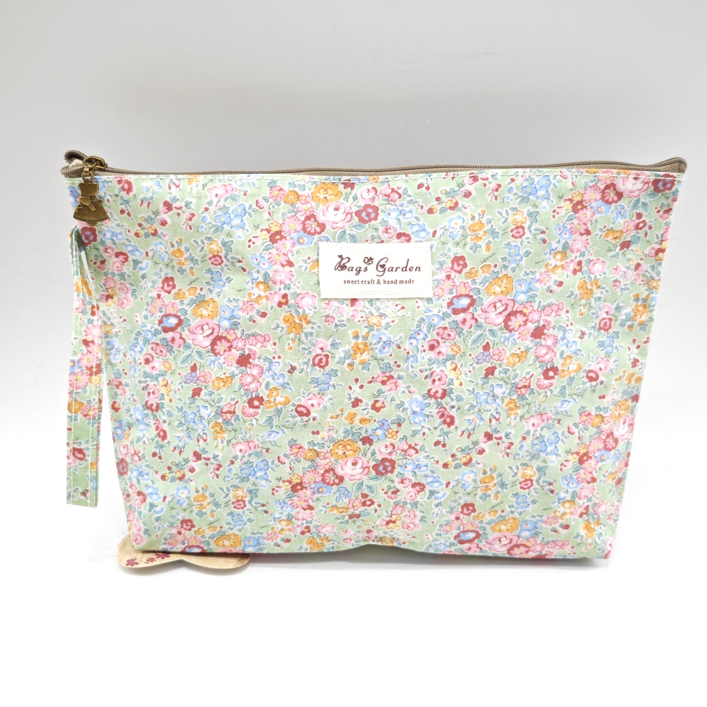 Neceser grande impermeable con flores