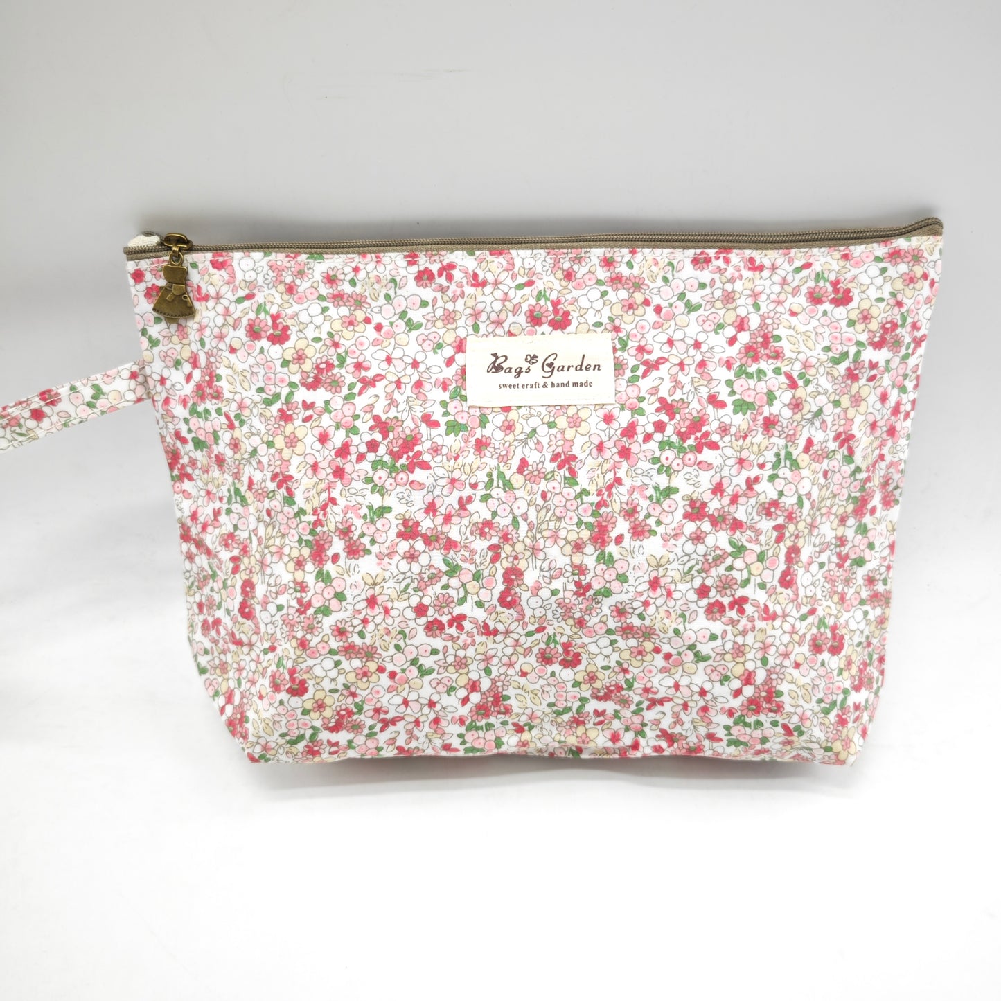 Neceser grande impermeable con flores