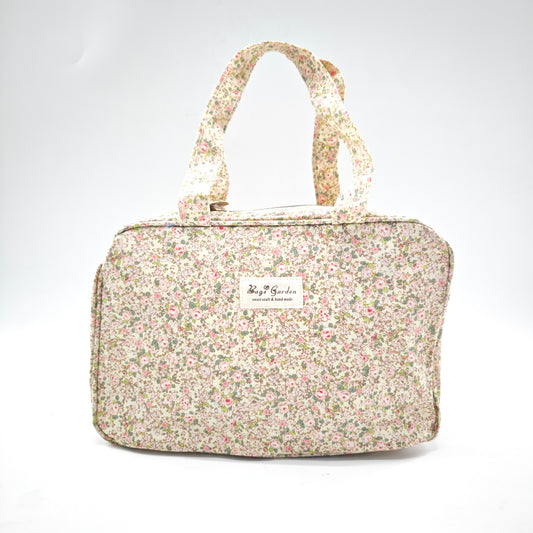 Bolso de mano impermeable con flores