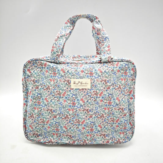Bolso de viaje impermeable con flores – formato rectangular