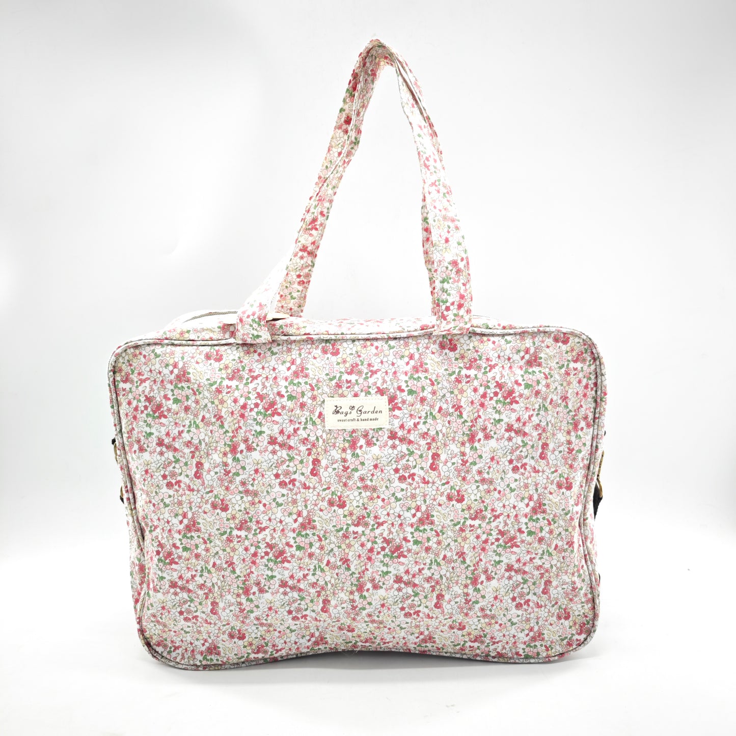 Maleta grande impermeable con flores
