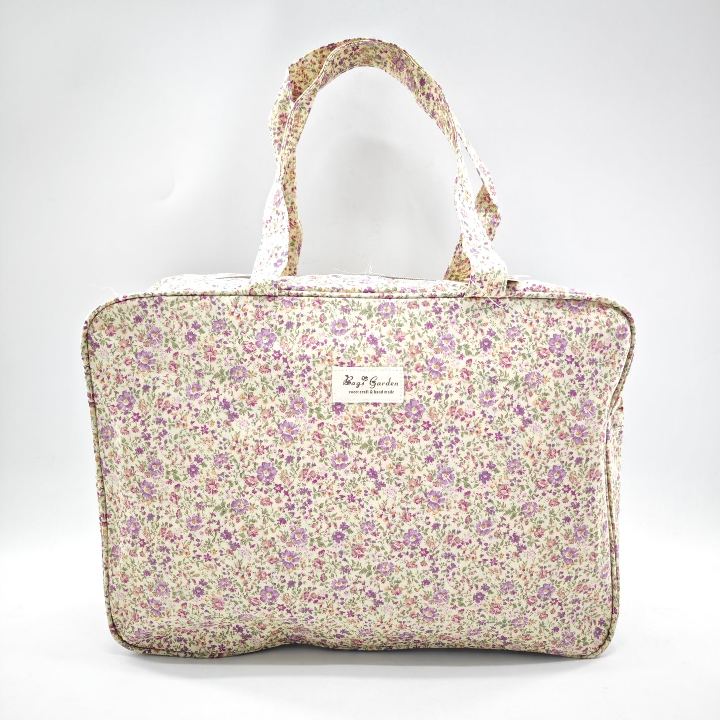 Maleta grande impermeable con flores