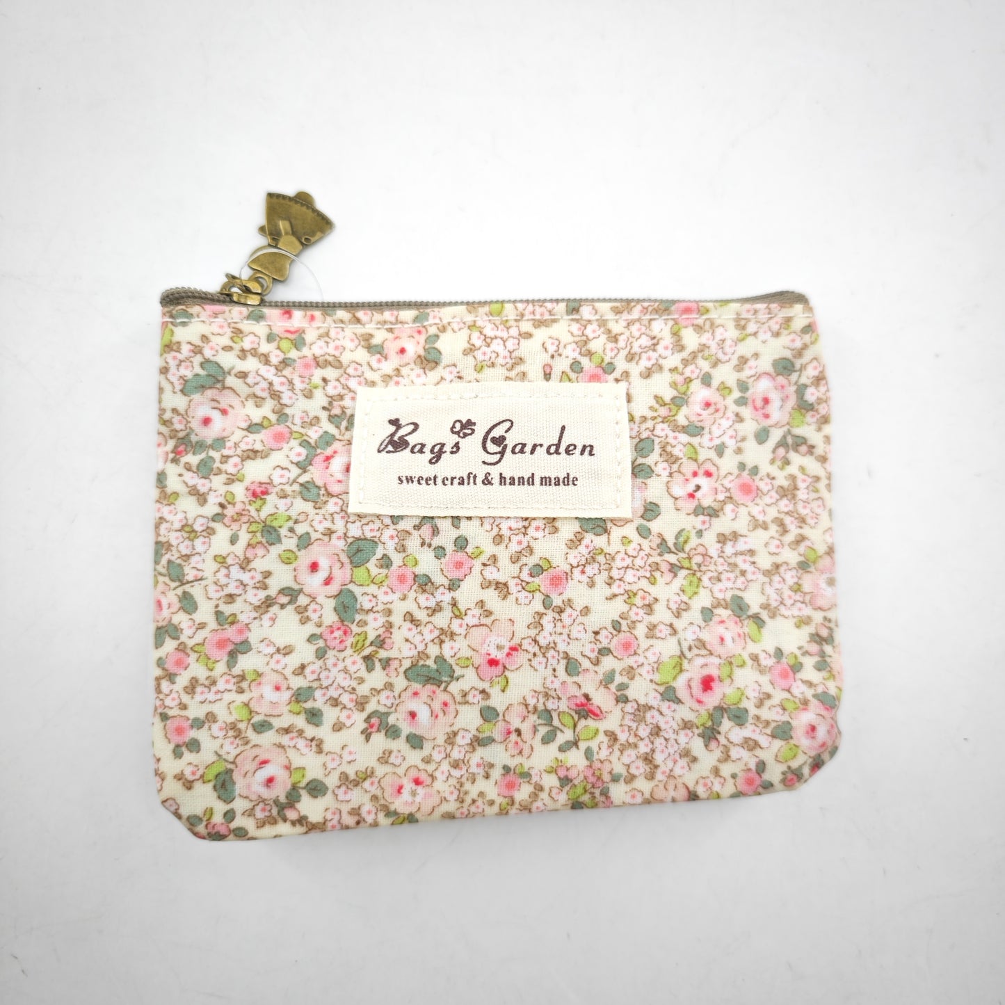 Monedero impermeable con flores