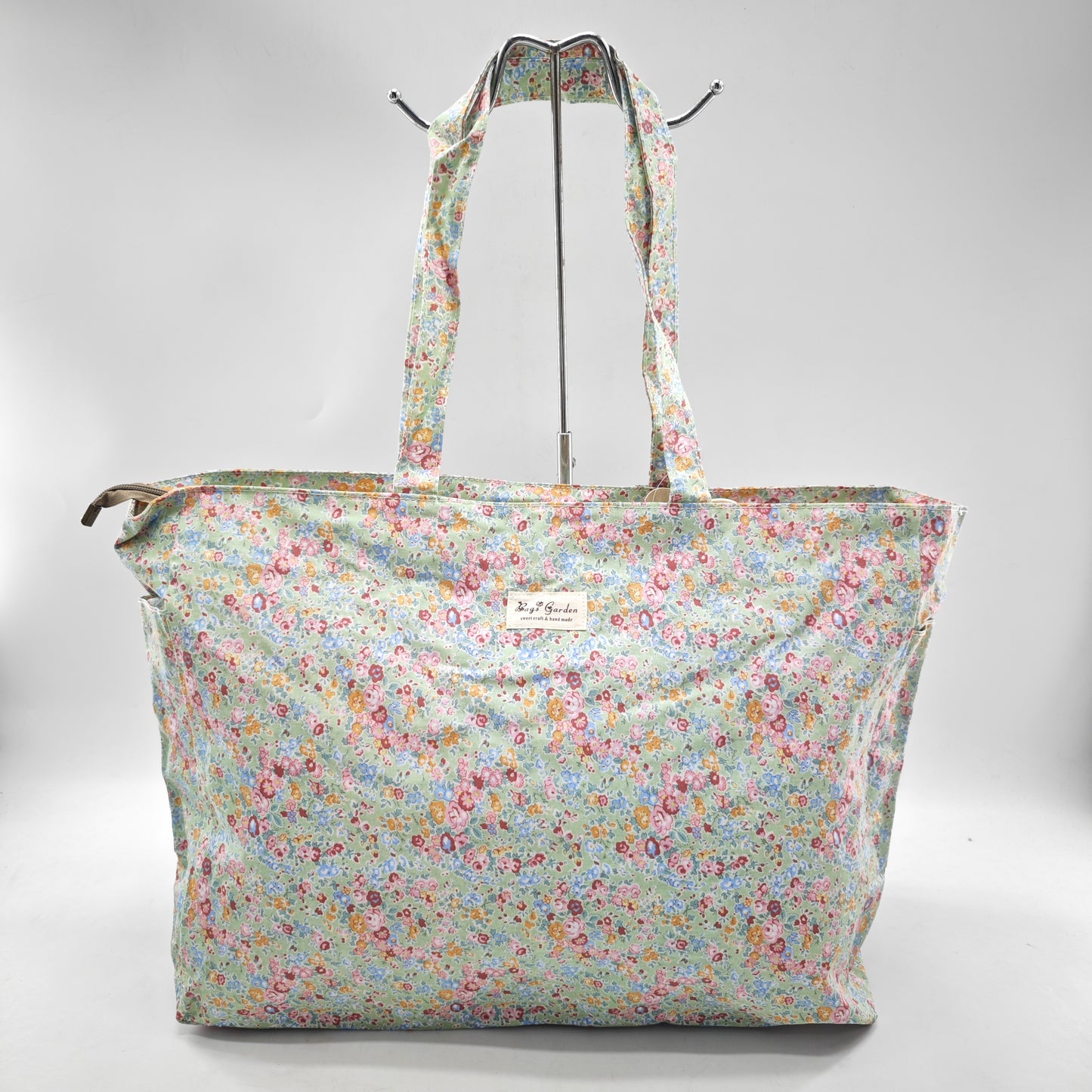 Bolso de playa impermeable con flores