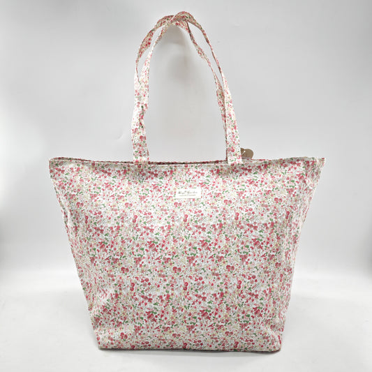 Bolso de playa impermeable con flores