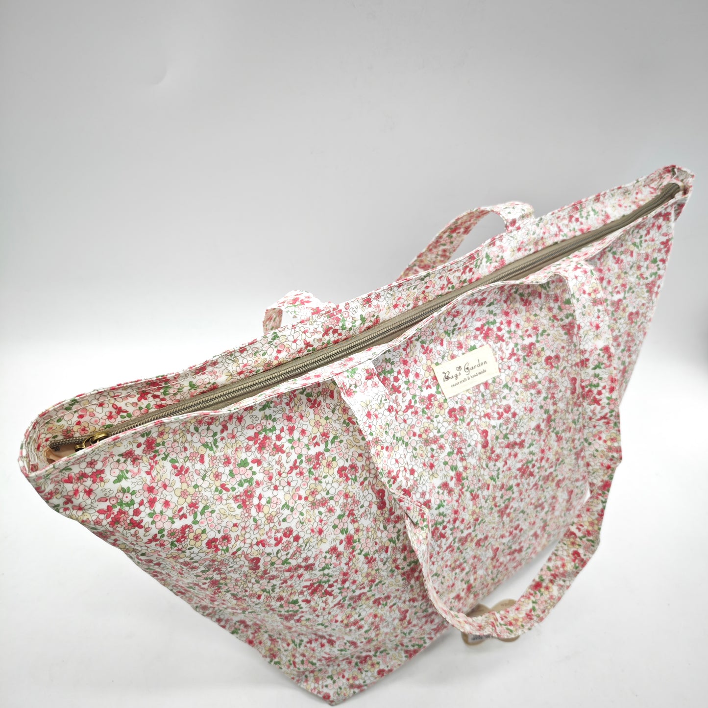 Bolso de playa impermeable con flores