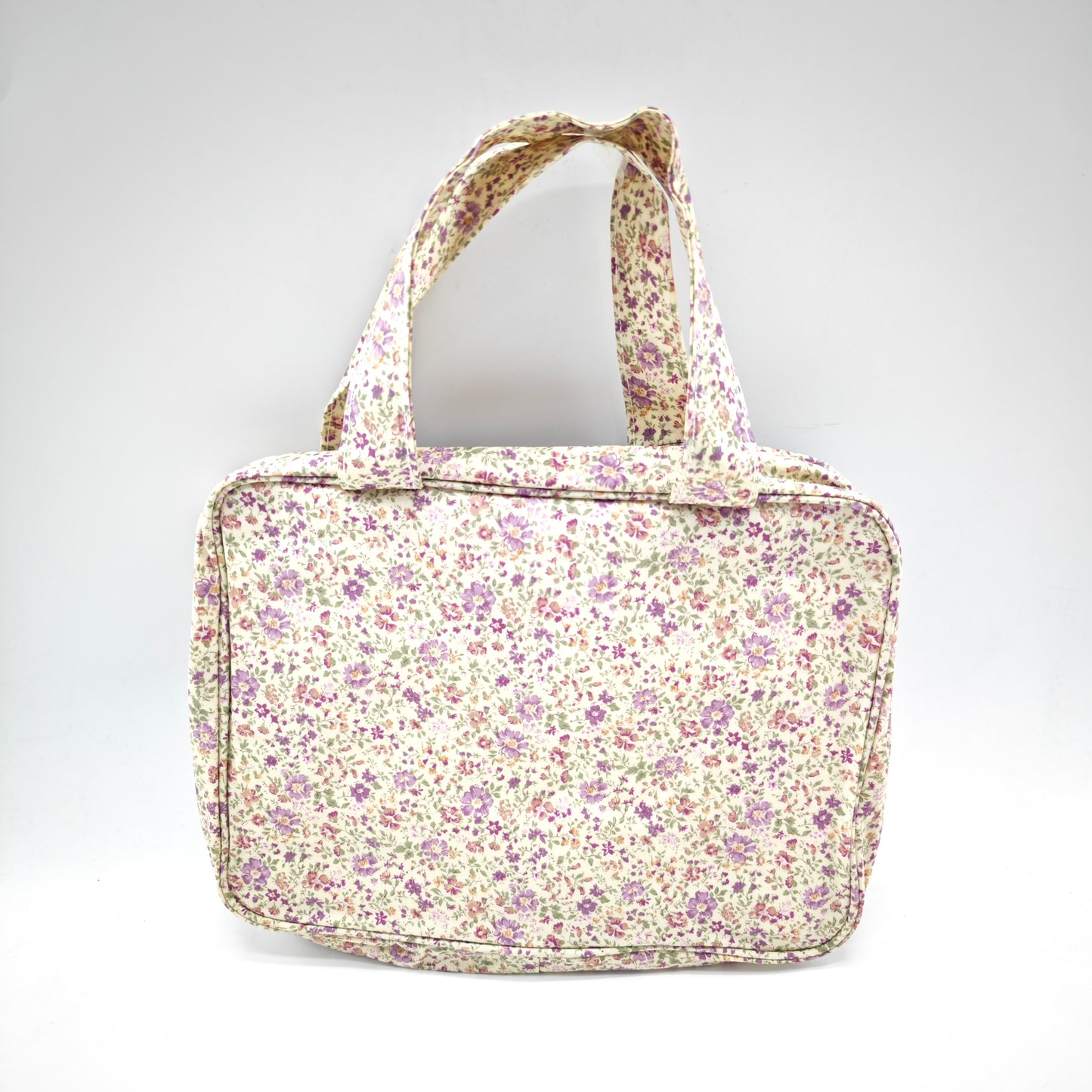 Neceser grande colgable impermeable de flores
