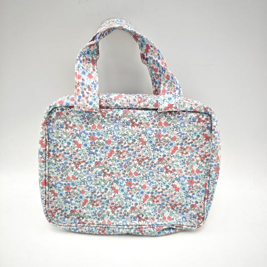 Neceser pequeño colgable impermeable de flores