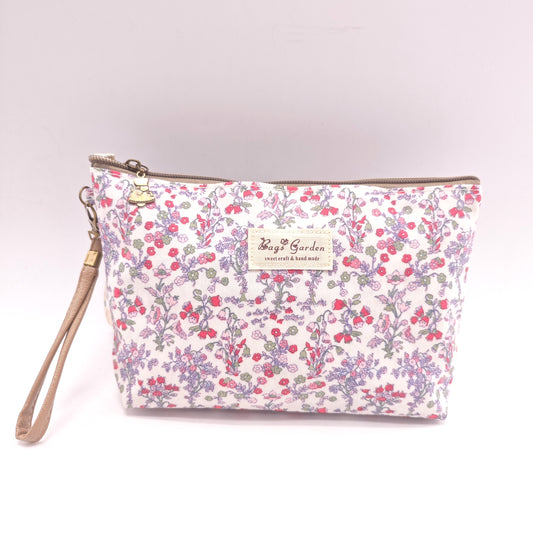 Neceser Mediano Impermeable con flores