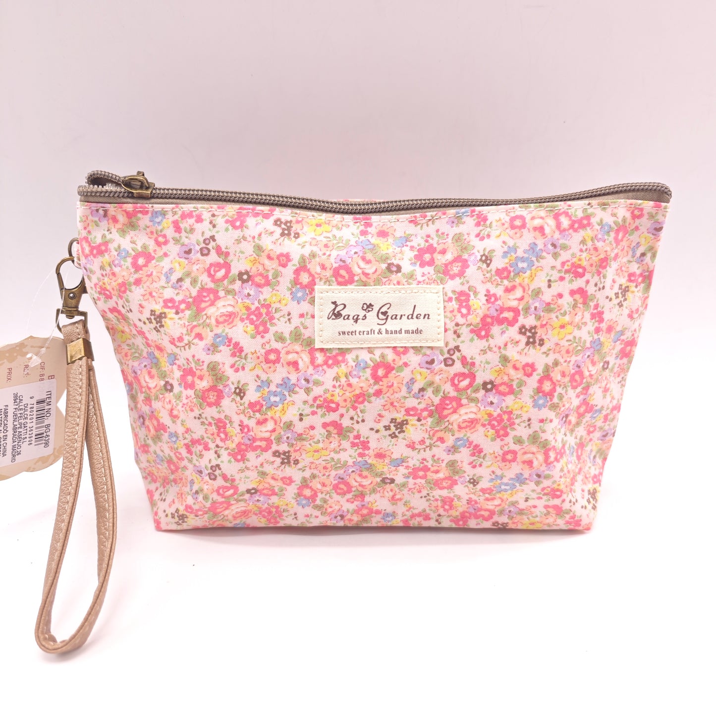 Neceser Mediano Impermeable con flores