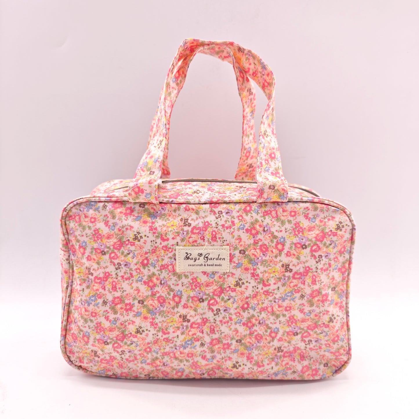 Bolso de mano impermeable con flores