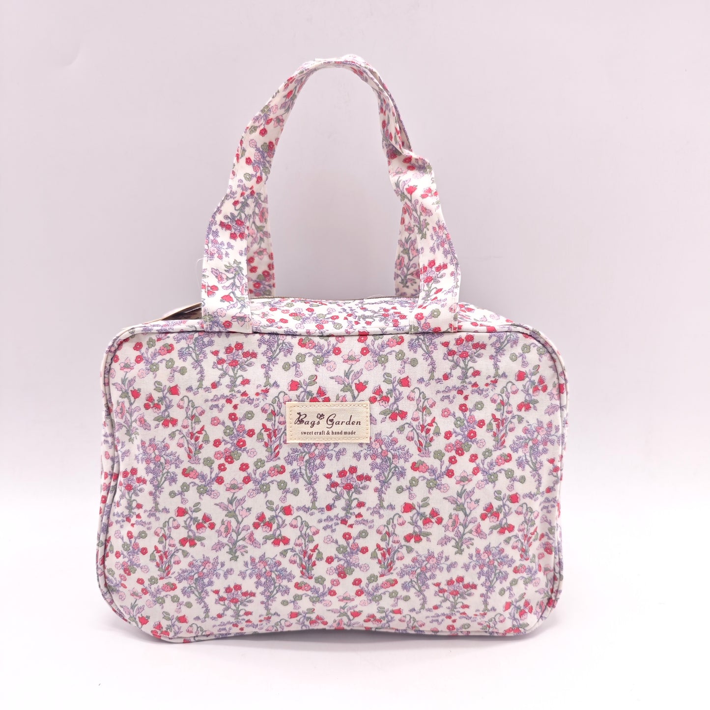 Bolso de mano impermeable con flores