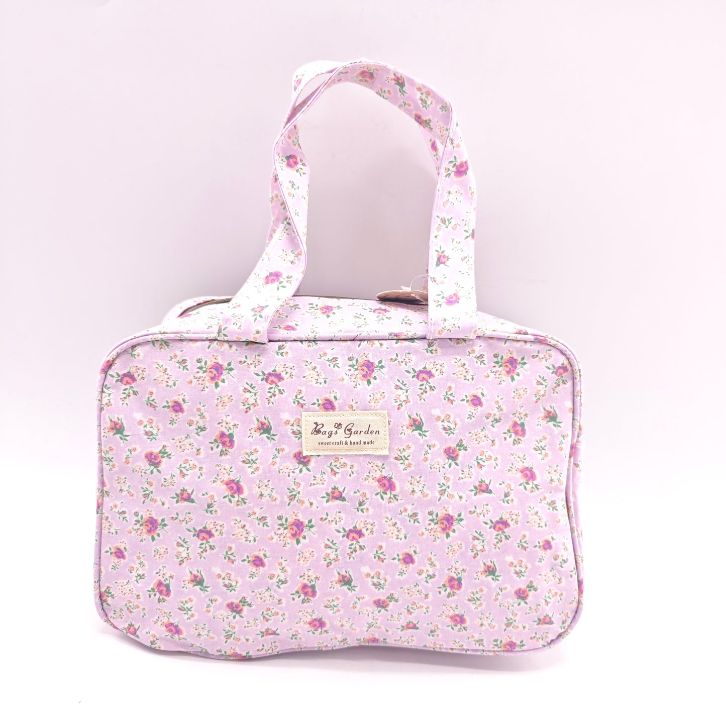 Bolso de mano impermeable con flores