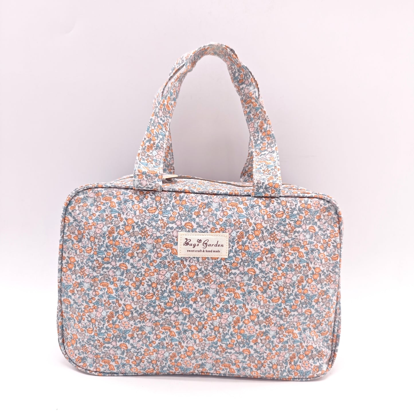 Bolso de mano impermeable con flores
